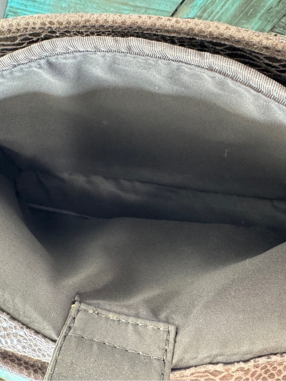 Nine West Grey Faux Snakeskin Print Laptop Bag - Picture 14 of 16